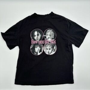 BlackPink BP Official How You Like That Black T-SHIRT H&M Women’s‎ Small/Medium
